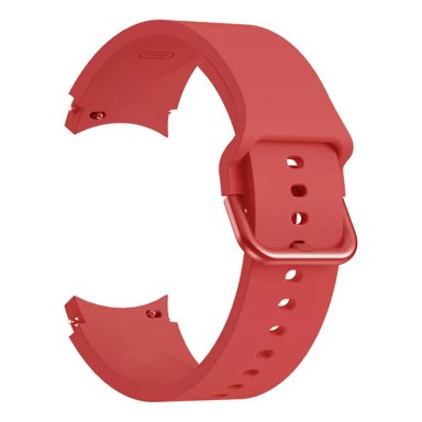 CORREA SILICONA PARA SAMSUNG WATCH 4 / 5 / PRO  CLASSIC 20MM / ROJO - 1