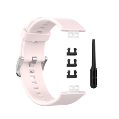 CORREA SILICONA PARA RELOJ HUAWEI FIT ROSA - 1
