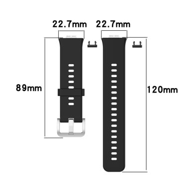 CORREA SILICONA PARA RELOJ HUAWEI FIT ROSA - 2