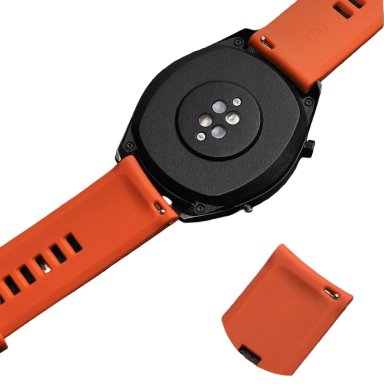 CORREA SILICONA PARA GARMIN ACTIVE / AMAZFIT GTR 2 / ROJO - 2