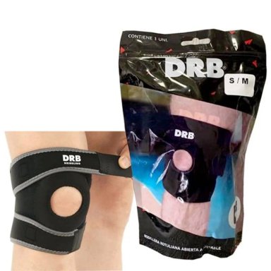 RODILLERA DRB ROTULIANA NEOPRENE ® ABIERTA AJUSTABLE VELCRO - 7