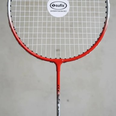 SET BÁDMINTON SUFIX ALUMINIO 2 RAQUETAS + 2 PLUMILLAS + FUNDA ® - 5