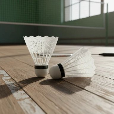 SET BÁDMINTON SUFIX ALUMINIO 2 RAQUETAS + 2 PLUMILLAS + FUNDA ® - 6