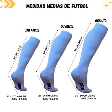 MEDIA DE FUTBOL DRB TALLA ADULTO - 5