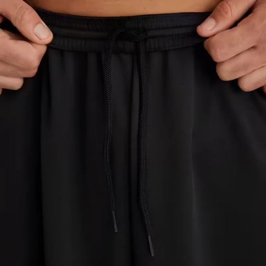 SHORT DE FUTBOL MICROFIBRA UNISEX DRB NEGRO LISO COSTURAS REFORZADAS - 4