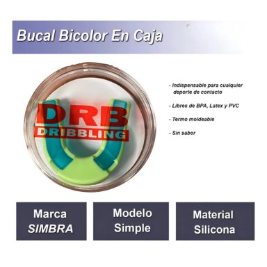 PROTECTOR BUCAL SIMPLE BICOLOR ADULTO DRB - 5