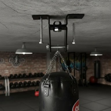 SOPORTE EVERLAST SACO BOXEO PUSHING ACERO - 8