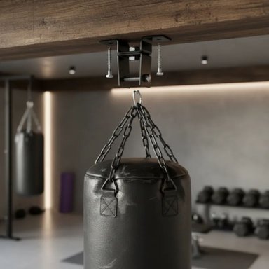 SOPORTE EVERLAST SACO BOXEO PUSHING ACERO - 9