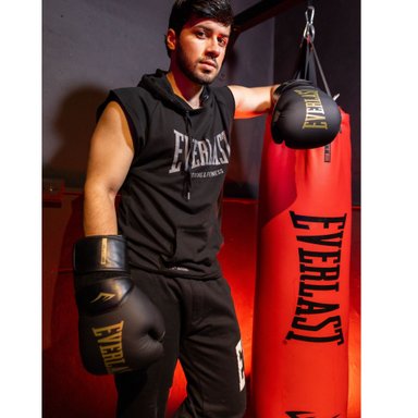 GUANTES BOXEO CUERO / POLIURETANO EVERLAST PROSTYLE ELITE V2 TRN NEGRO - 6