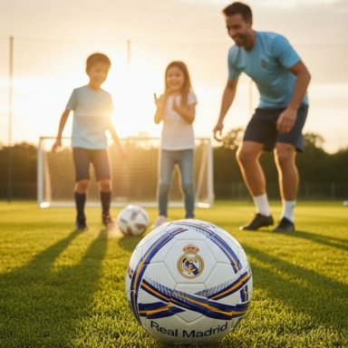 BALON DE FUTBOL REAL MADRID LIC. OFICIAL DRB - 7