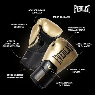 GUANTES DE BOXEO EVERLAST PROSTYLE ELITE 14 OZ - 2