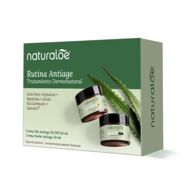 NATURALOE ESTUCHE ANTIAGE CREMA DE DIA Y CREMA DE NOCHE - 1