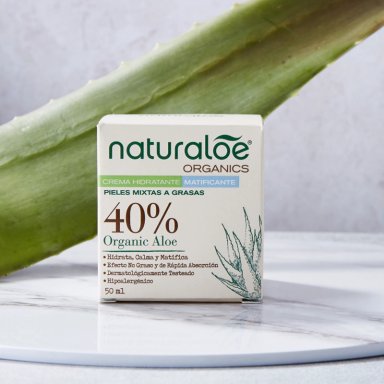 CREMA HIDRATANTE MATIFICANTE PIELES MIXTA A GRASA NATURALOE - 4