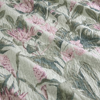 CUBRECAMA QUILT ESTAMPADO 2 PL SUMMER VERDE - 3
