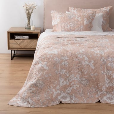 CUBRECAMA ESTAMPADO SUPER KING PRADO BEIGE - 1