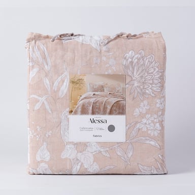 CUBRECAMA ESTAMPADO SUPER KING PRADO BEIGE - 4