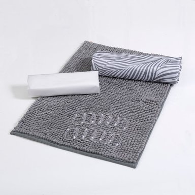 SET CORTINA BAÑO 4 PIEZAS CAJA MASHINI ISIOLO - 1