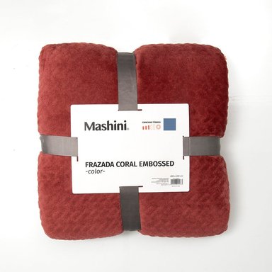 FRAZADA CORAL EMBOSSED KING BURDEO - 3