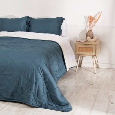 PLUMON EMBOSS+SHERPA 1 PLAZAS AZUL - 4