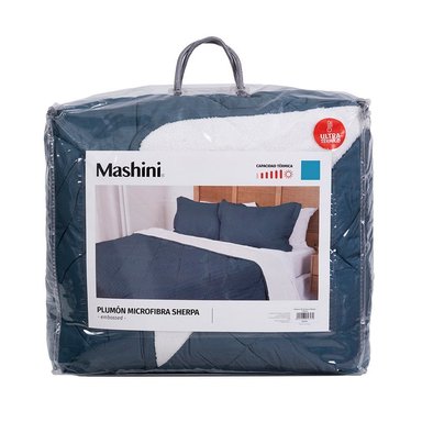 PLUMON EMBOSS+SHERPA 1 PLAZAS AZUL - 5