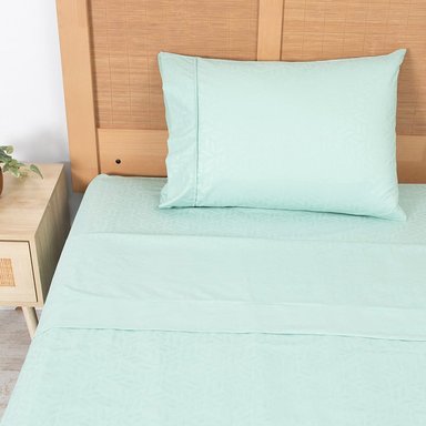 SABANA PLUMETTI EMBOSSED 1.5 PLAZAS VERDE - 1