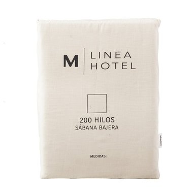 SABANA BAJERA 200 HILOS 1.5 PLAZAS  CRUDO - 3
