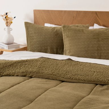 PLUMON CORAL EMBOSS 2 PLAZAS  VERDE - 3