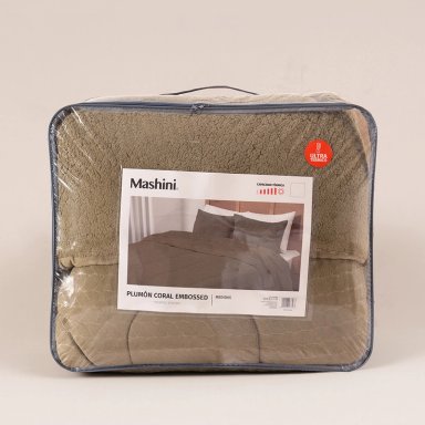 PLUMON CORAL EMBOSS 2 PLAZAS  VERDE - 4