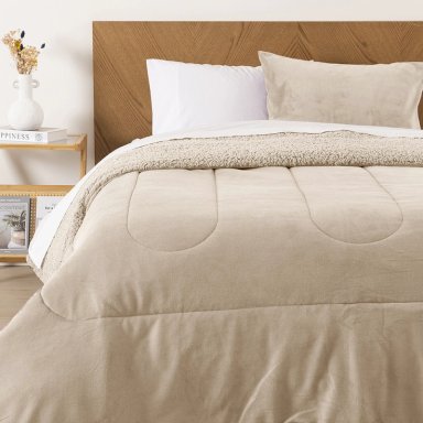 PLUMON CORAL SHERPA 1.5 PLAZAS  BEIGE - 1