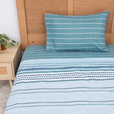 SABANA ESTAMPADA 144 HILOS 1.5 PLAZAS KAIA - 1