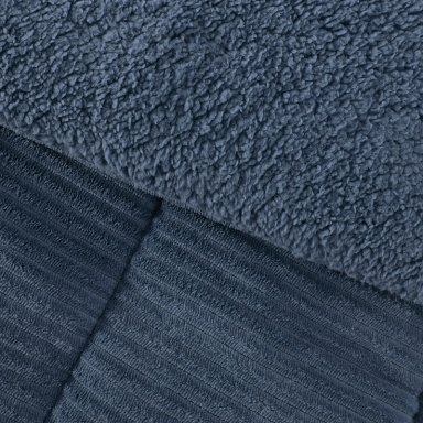 PLUMON CORDUROY CORAL SHERPA SUPER KING AZUL - 3