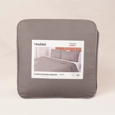 PLUMON EMBOSS SHERPA 2 PLAZAS GRIS - 4
