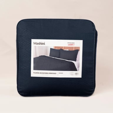 PLUMON EMBOSS SHERPA 2 PLAZAS AZUL - 4