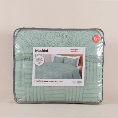 PLUMON JQD SHERPA SUPER KING TRAMA VERDE - 4