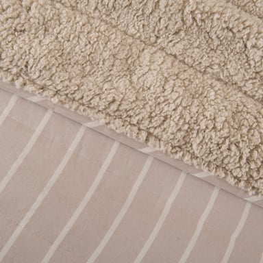 QUILT PALMA CATIONIC SHERPA 1.5 P BEIGE - 2
