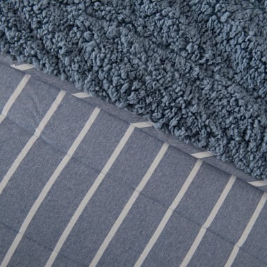 QUILT PALMA CATIONIC SHERPA 1.5 P AZUL - 2