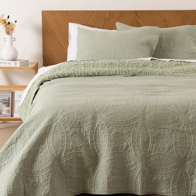 QUILT PORTUGAL SHERPA SUPER KING VERDE - 1