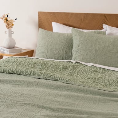 QUILT PORTUGAL SHERPA SUPER KING VERDE - 3