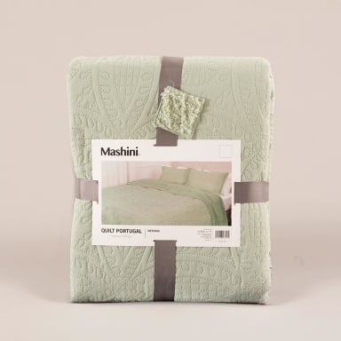 QUILT PORTUGAL SHERPA SUPER KING VERDE - 4