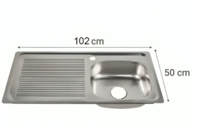 LAVAPLATOS ACERO INOXIDABLE 102 X 50CMS - 2