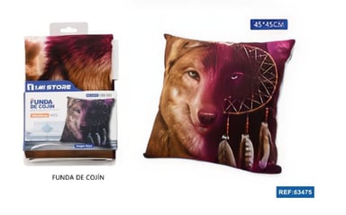 FUNDA DE COJÍN DISEÑOS 45X45 CM - 2