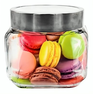 FRASCO CANISTER DE VIDRIO 850 ML 11 X 10,5 CM - 1
