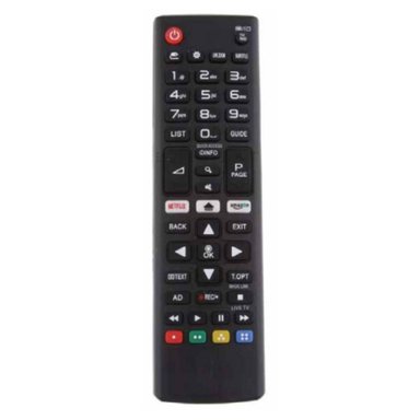 CONTROL REMOTO UNIVERSAL PARA TV LG NEGRO - 1