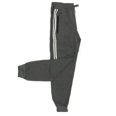 PANTALON BUZO JOGGER DEPORTIVO CON POLAR HOMBRE INDIVIDUAL - GRIS OSCURO XL - 2