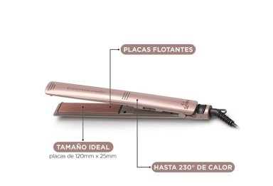 PLANCHA ALISADOR CABELLO ELEGANCE LED KERATION GAMA DIG - 3