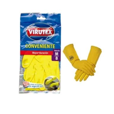 PACK X 4 GUANTE CONVENIENTE CLASICA TALLA M – VIRUTEX - 3