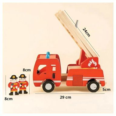 CAMION BOMBERO MADERA - 1