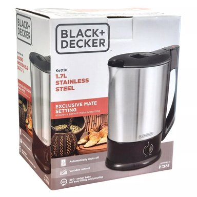HERVIDOR ELECTRICO BLACK+DECKER 1.7LTS MATE JKC001BD-CL - 5