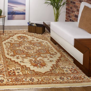 ALFOMBRA MROTTO ORIENTAL VINTAGE ALFODIA PREMIUM BEIGE WAVE 152 X 244 CM - 1