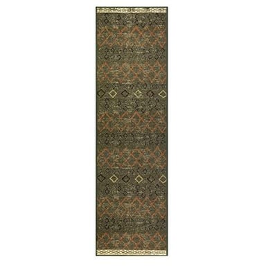 ALFOMBRA MROTTO ANTIDESLIZANTE CONTEMPORÁNEA MODERNA ALFODIA PASILLO VERDE 60 X 305 CM - 2